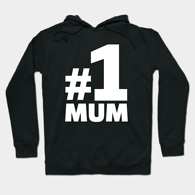 No. 1 Mum Hoodie by Designzz